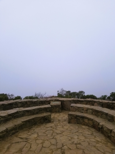 Wildcat Peak in the fog